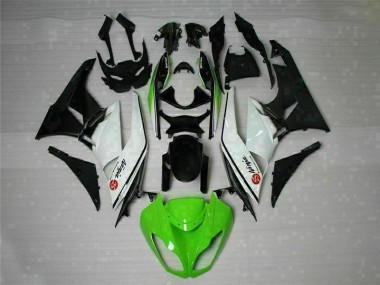Grün Schwarz Weiß 25 09-12 ZX6R Motorrad Verkleidung