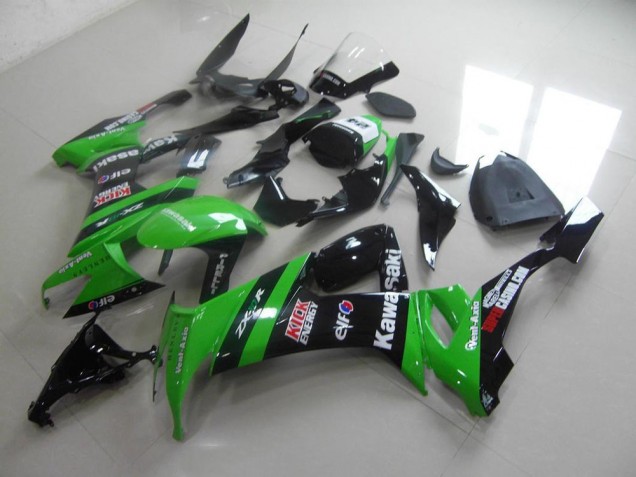 Grün Schwarzer Kick 08-10 ZX10R Motorrad Verkleidung Grün Schwarzer Kick 08-10 ZX10R Motorrad Verkleidung
