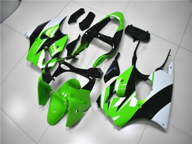 Grün Weiß Schwarz 00-02 ZX6R Motorrad Verkleidung