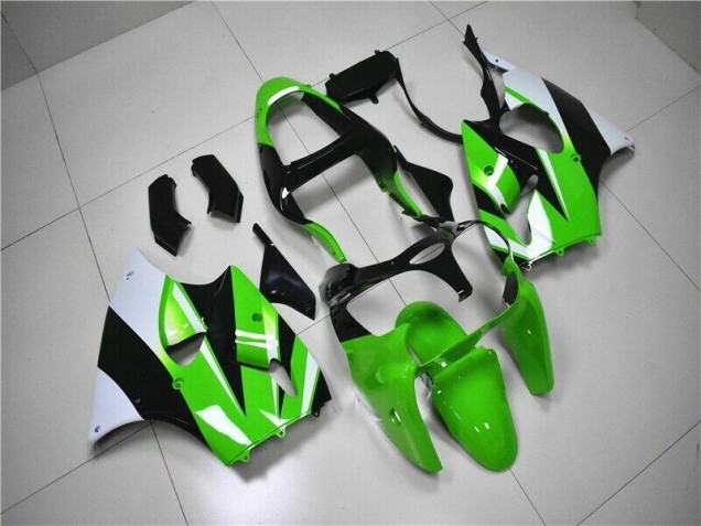 Grün Weiß Schwarz 00-02 ZX6R Motorrad Verkleidung