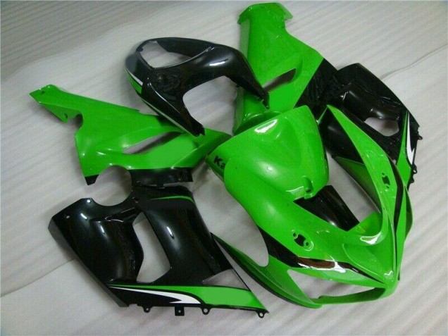 Grün Weiß Schwarz 05-06 ZX6R Motorrad Verkleidung Grün Weiß Schwarz 05-06 ZX6R Motorrad Verkleidung