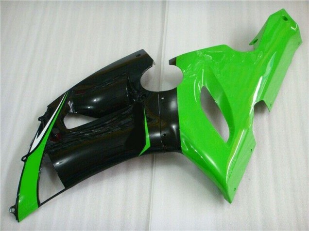 Grün Weiß Schwarz 05-06 ZX6R Motorrad Verkleidung Grün Weiß Schwarz 05-06 ZX6R Motorrad Verkleidung