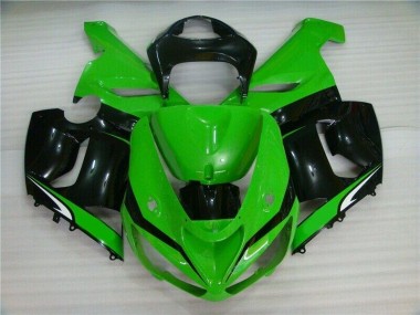 Grün Weiß Schwarz 05-06 ZX6R Motorrad Verkleidung