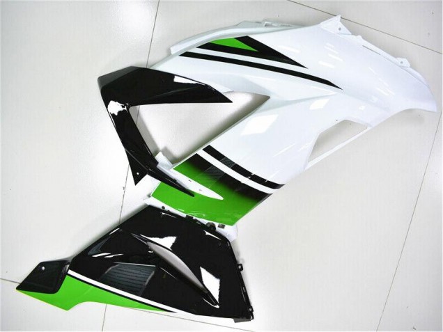 Grün Weiß Schwarz 13-18 ZX6R Motorrad Verkleidung Grün Weiß Schwarz 13-18 ZX6R Motorrad Verkleidung