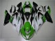 Grün Weiß Schwarz 13-18 ZX6R Motorrad Verkleidung Grün Weiß Schwarz 13-18 ZX6R Motorrad Verkleidung