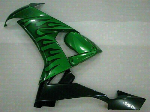 Grüne Flamme 08-10 ZX10R Motorrad Verkleidung Grüne Flamme 08-10 ZX10R Motorrad Verkleidung