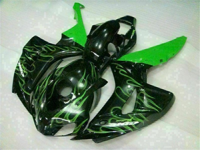 Grüne Flamme Schwarz 06-07 CBR1000RR Motorrad Verkleidung Grüne Flamme Schwarz 06-07 CBR1000RR Motorrad Verkleidung