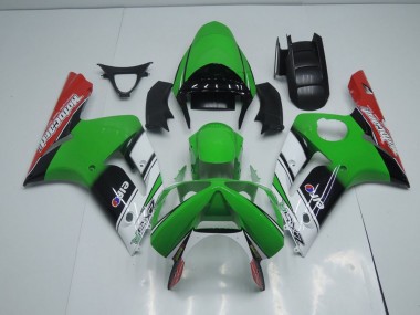 Grüne Motocard 03-04 ZX6R Motorrad Verkleidung