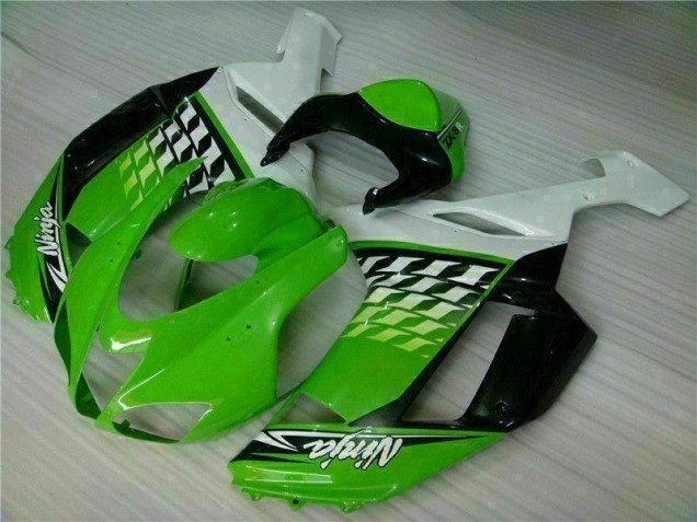 Grüner weißer Ninja 07-08 ZX6R Motorrad Verkleidung Grüner weißer Ninja 07-08 ZX6R Motorrad Verkleidung