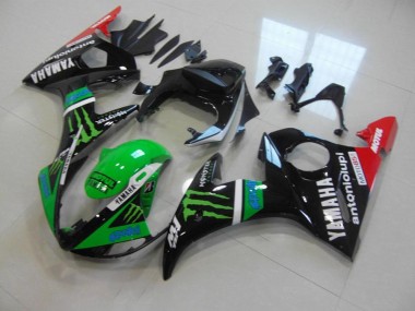 Grünes Monster 03-05 YZF R6 Motorrad Verkleidung