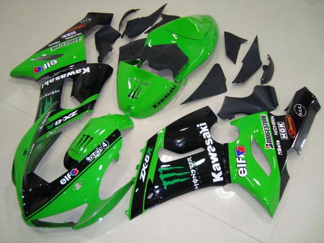 Grünes Monster 05-06 ZX6R Motorrad Verkleidung Grünes Monster 05-06 ZX6R Motorrad Verkleidung