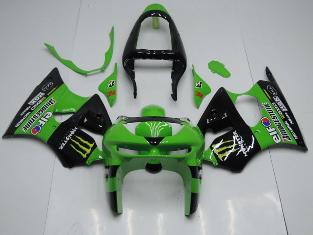 Grünes Monster 98-99 ZX6R Motorrad Verkleidung Grünes Monster 98-99 ZX6R Motorrad Verkleidung