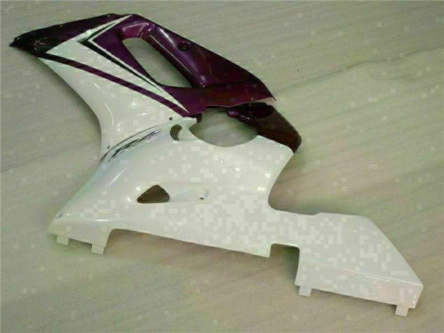 Lila Weiß 98-02 YZF R6 Motorrad Verkleidung Lila Weiß 98-02 YZF R6 Motorrad Verkleidung