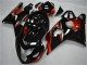 Glänzendes Schwarz Rot Streifen 2004-2005 Suzuki GSXR 600/750 Motorrad Verkleidung