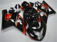 Glänzendes Schwarz Rot Streifen 2004-2005 Suzuki GSXR 600/750 Motorrad Verkleidung