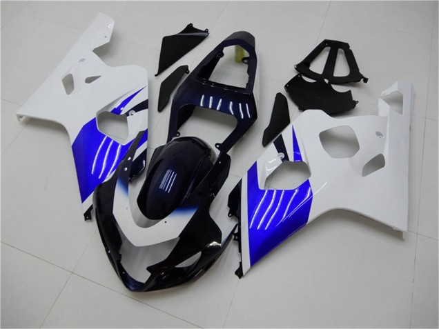 Weiß Blau Schwarz 2004-2005 Suzuki GSXR 600/750 Motorrad Verkleidung