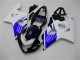 Weiß Blau Schwarz 2004-2005 Suzuki GSXR 600/750 Motorrad Verkleidung