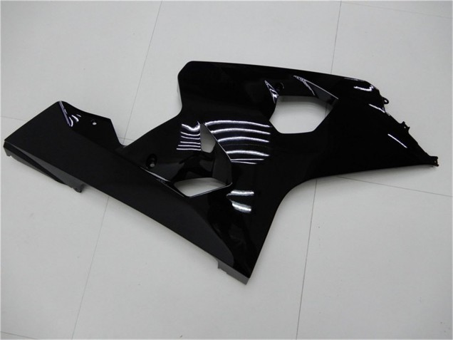 Glänzendes Schwarz 2004-2005 Suzuki GSXR 600/750 Motorrad Verkleidung