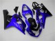 Blau Glänzendes Schwarz 2004-2005 Suzuki GSXR 600/750 Motorrad Verkleidung