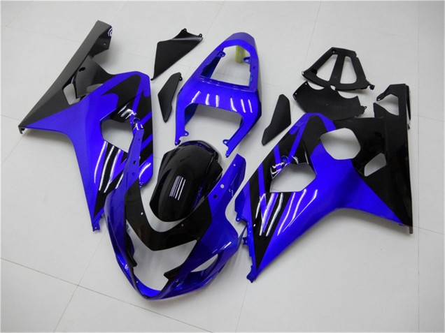 Blau Glänzendes Schwarz 2004-2005 Suzuki GSXR 600/750 Motorrad Verkleidung