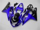 Blau Glänzendes Schwarz 2004-2005 Suzuki GSXR 600/750 Motorrad Verkleidung