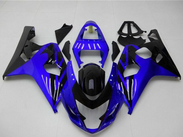 Blau Glänzendes Schwarz 2004-2005 Suzuki GSXR 600/750 Motorrad Verkleidung