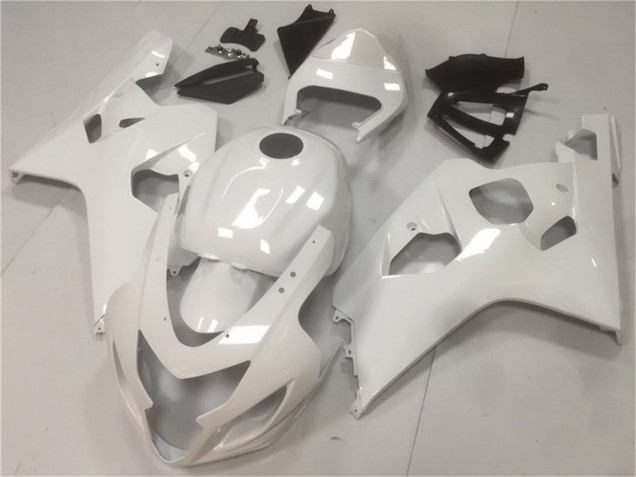 Glänzendes Weiß 2004-2005 Suzuki GSXR 600/750 Motorrad Verkleidung