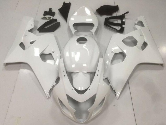 Glänzendes Weiß 2004-2005 Suzuki GSXR 600/750 Motorrad Verkleidung