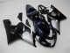 Glänzendes Schwarz Silber Blau 2004-2005 Suzuki GSXR 600/750 Motorrad Verkleidung