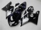 Glänzendes Schwarz Silber Blau 2004-2005 Suzuki GSXR 600/750 Motorrad Verkleidung