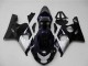 Glänzendes Schwarz Silber Blau 2004-2005 Suzuki GSXR 600/750 Motorrad Verkleidung