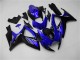 Blau Glänzendes Schwarz 2006-2007 Suzuki GSXR 600/750 Motorrad Verkleidung