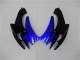 Blau Glänzendes Schwarz 2006-2007 Suzuki GSXR 600/750 Motorrad Verkleidung
