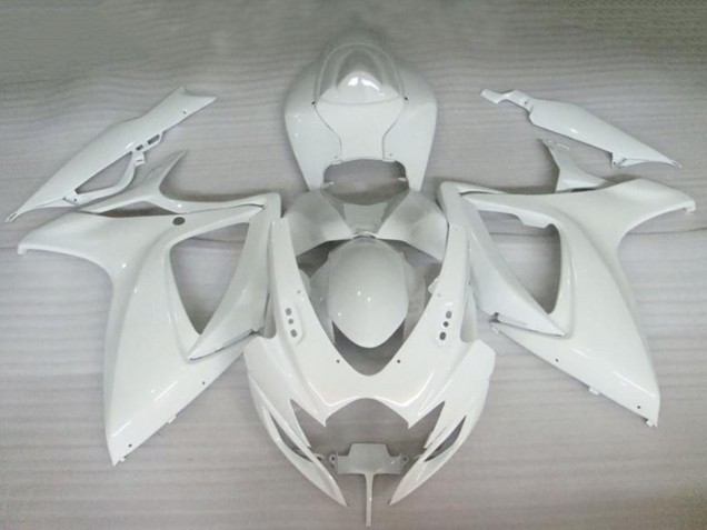 Perl Weiß 2006-2007 Suzuki GSXR 600/750 Motorrad Verkleidung
