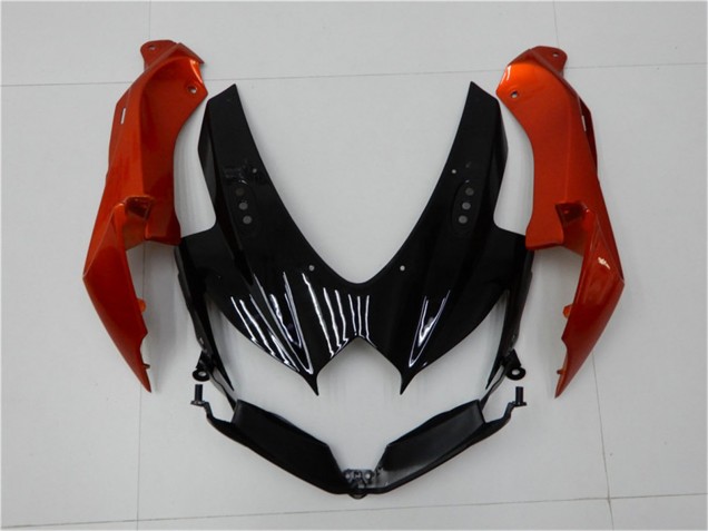 Orange Grau Glänzendes Schwarz 2008-2010 Suzuki GSXR 600/750 Motorrad Verkleidung