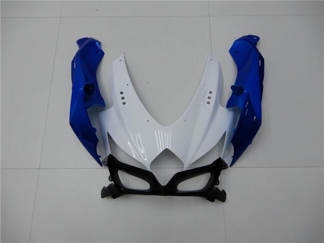 Weiß Blau 2008-2010 Suzuki GSXR 600/750 Motorrad Verkleidung
