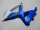 Weiß Blau 2008-2010 Suzuki GSXR 600/750 Motorrad Verkleidung