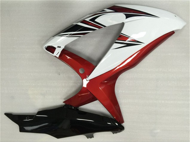 Weiß Rot Glänzendes Schwarz 2008-2010 Suzuki GSXR 600/750 Motorrad Verkleidung
