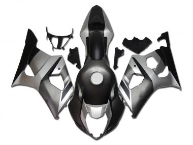 Silber Grau Schwarz 2003-2004 Suzuki GSXR 1000 Motorrad Verkleidung