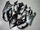 Glänzendes Schwarz Silber 2005-2006 Suzuki GSXR 1000 Motorrad Verkleidung