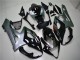 Glänzendes Schwarz Silber 2005-2006 Suzuki GSXR 1000 Motorrad Verkleidung