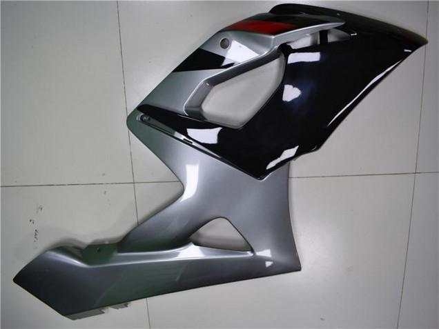 Glänzendes Schwarz Silber 2005-2006 Suzuki GSXR 1000 Motorrad Verkleidung