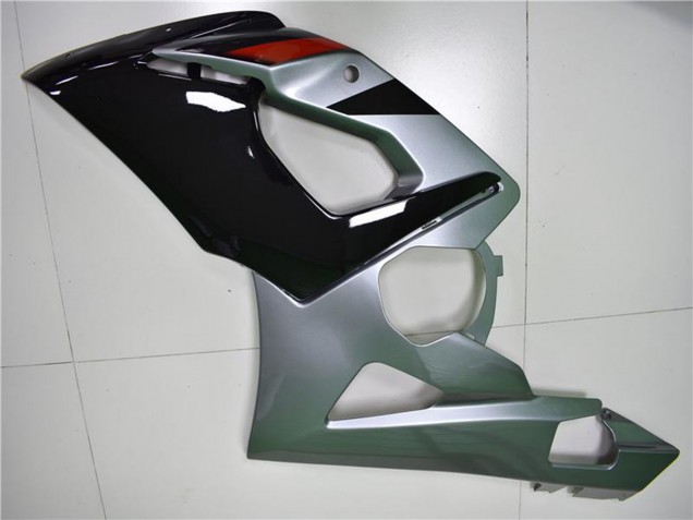 Glänzendes Schwarz Silber 2005-2006 Suzuki GSXR 1000 Motorrad Verkleidung
