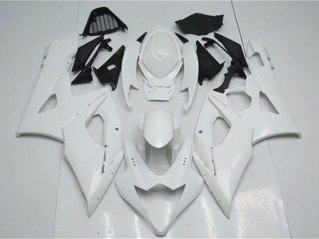 Weiß 2005-2006 Suzuki GSXR 1000 Motorrad Verkleidung