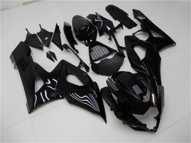 Glänzendes Schwarz 2005-2006 Suzuki GSXR 1000 Motorrad Verkleidung Kit