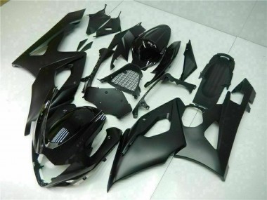 Glänzendes Schwarz Matt Schwarz 2005-2006 Suzuki GSXR 1000 Motorrad Verkleidung