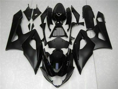 Glänzendes Schwarz Matt Schwarz 2005-2006 Suzuki GSXR 1000 Motorrad Verkleidung