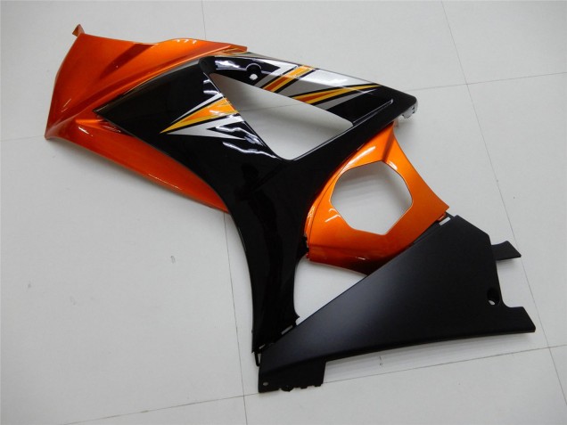 Orange Schwarz 2007-2008 Suzuki GSXR 1000 Motorrad Verkleidung