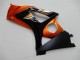 Orange Schwarz 2007-2008 Suzuki GSXR 1000 Motorrad Verkleidung