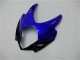 Weiß Blau Schwarz Kein Aufkleber 2007-2008 Suzuki GSXR 1000 Motorrad Verkleidung